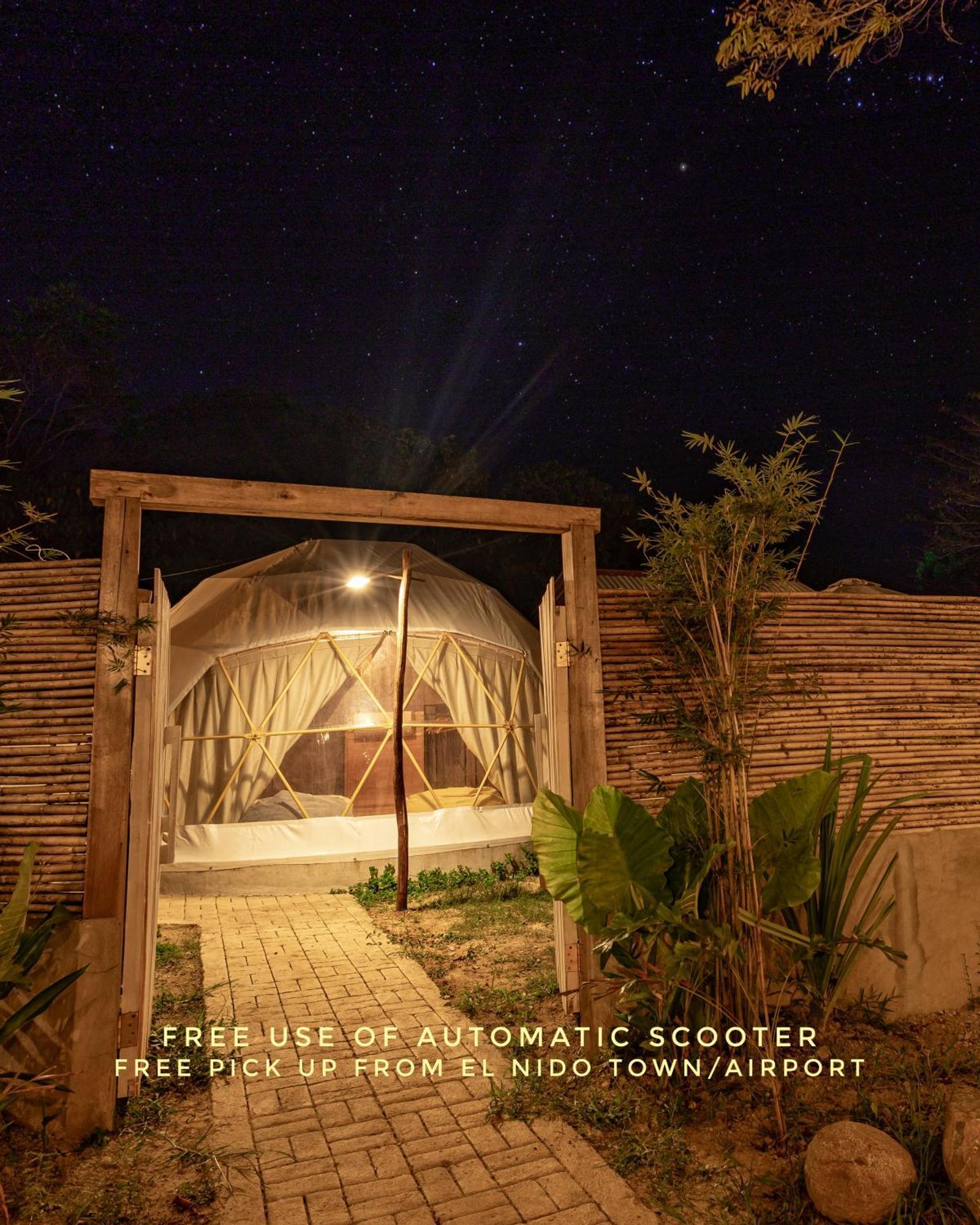 فندق Domes And Dreams Lio Glamping إل نيدو المظهر الخارجي الصورة